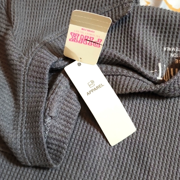 PINK Victoria's secret's  waffle long sleeve Pink Floyd shirt Size L - Picture 7 of 7